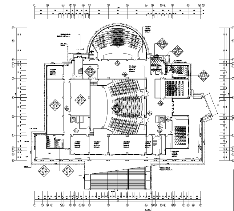 示范性學(xué)校室內(nèi)裝修綜合樓施工圖