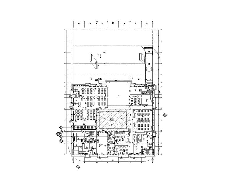 [重慶]規(guī)培基地綜合樓內(nèi)裝飾施工圖CAD2020