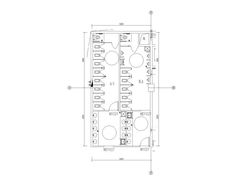 [重慶]規(guī)培基地綜合樓內(nèi)裝飾施工圖CAD2020