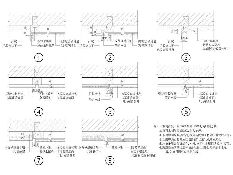 室内设计标准节点