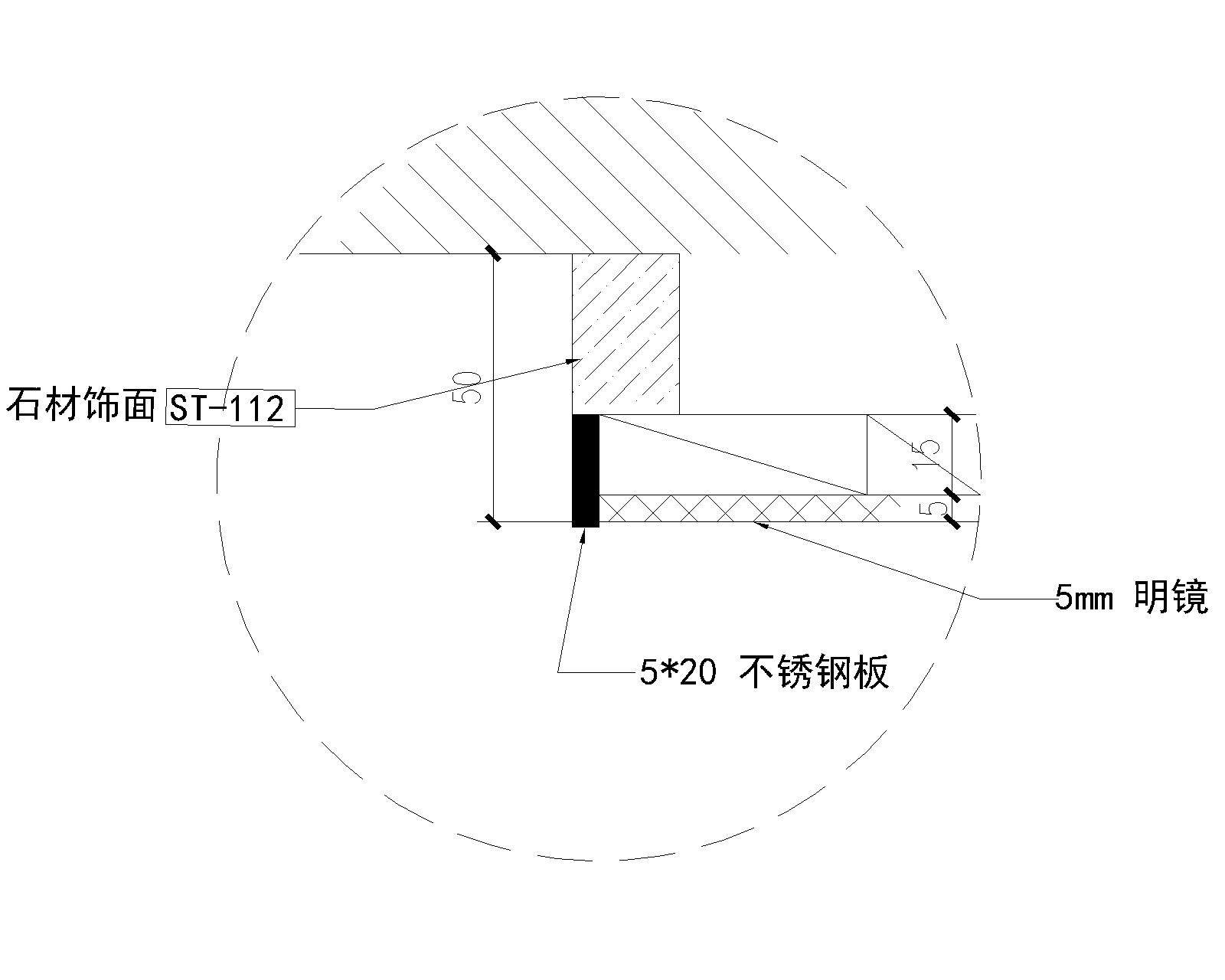 室內(nèi)更衣室洗手臺盆節(jié)點詳圖