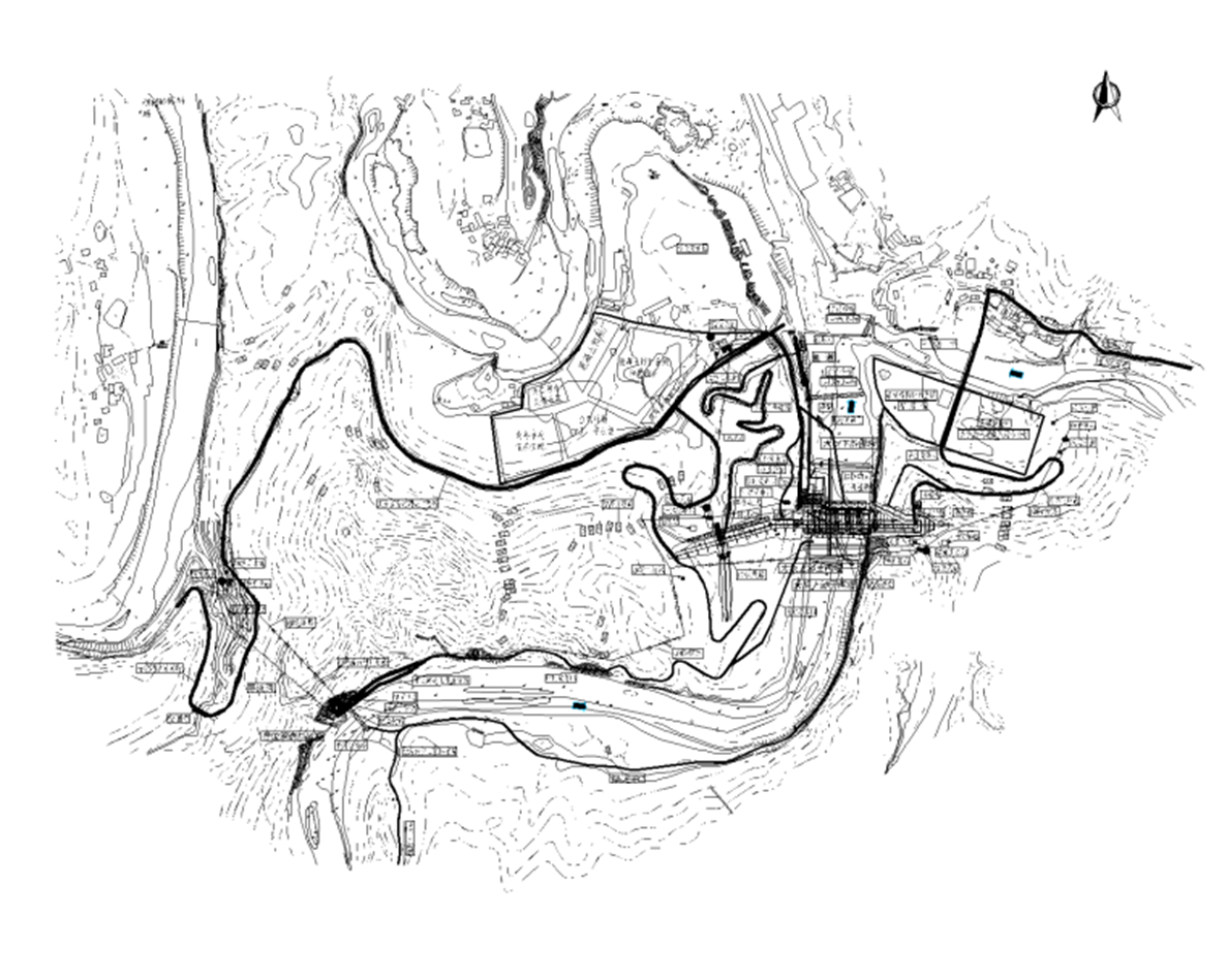 水庫大壩樞紐工程施工圖