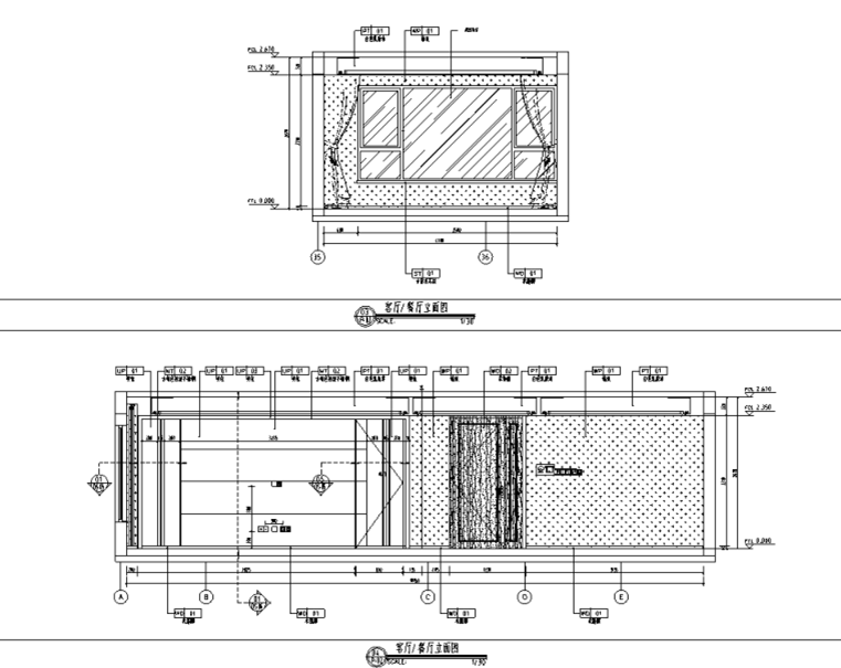 現(xiàn)代風(fēng)142㎡戶型住宅精裝施工圖