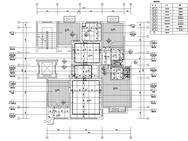 現(xiàn)代風(fēng)142㎡戶型住宅精裝施工圖