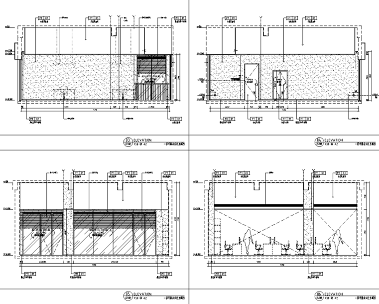 城市展廳售樓處超清效果圖+施工圖CAD