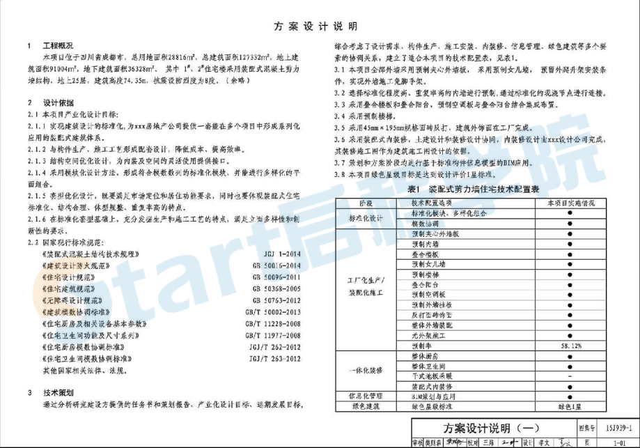 15J939-1 裝配式混凝土結構住宅建筑設計示例