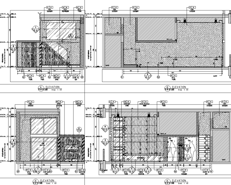 住宅樣板房-公寓樣板間裝修施工圖