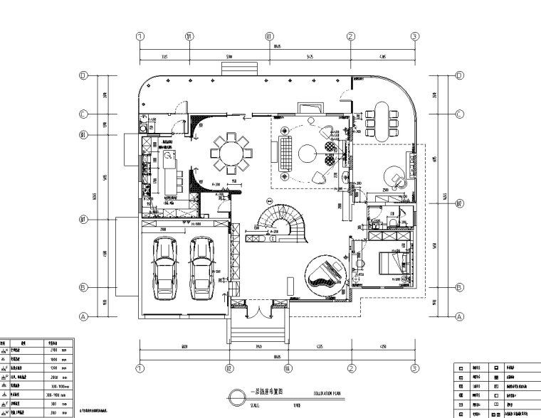 現(xiàn)代輕奢別墅精裝施工圖+效果圖