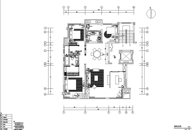 洋房樣板間全套施工圖