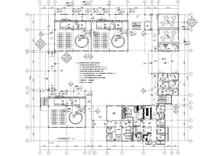 [成都]4192㎡三层幼儿园项目装修设计施工图