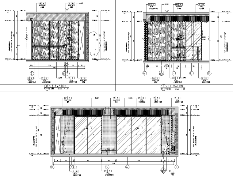 現(xiàn)代風(fēng)大洋房住宅室內(nèi)裝修施工圖