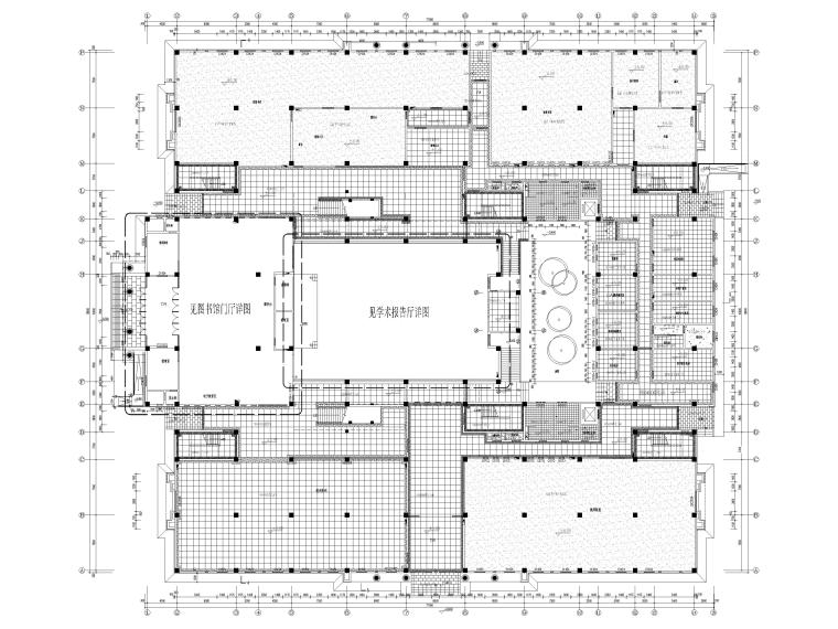 某大學(xué)圖書館室內(nèi)裝修設(shè)計施工圖