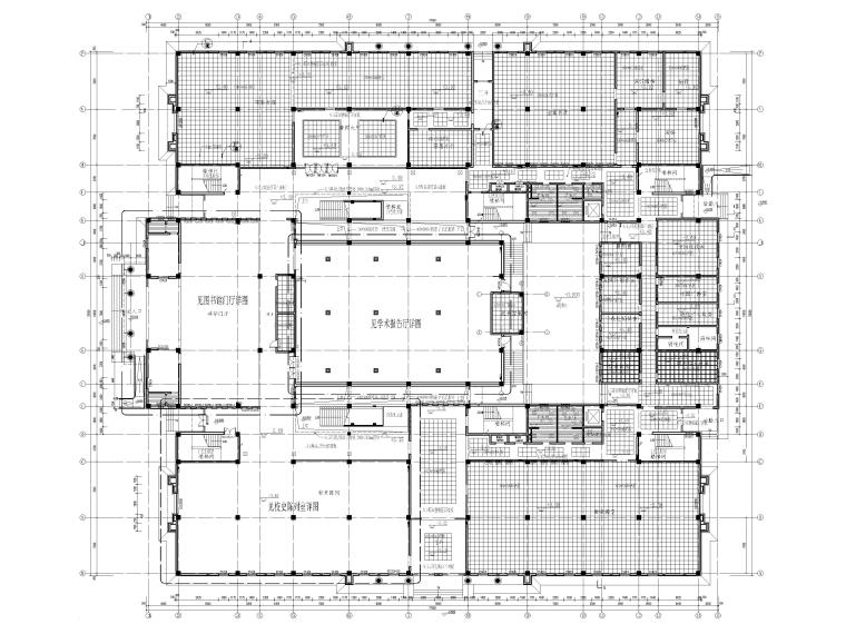 某大學(xué)圖書館室內(nèi)裝修設(shè)計施工圖