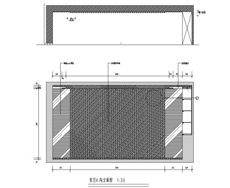 现代中式风格三居居室施工图附效果图