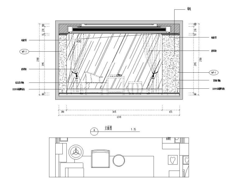 新中式风格163㎡住宅装修施工图+效果图