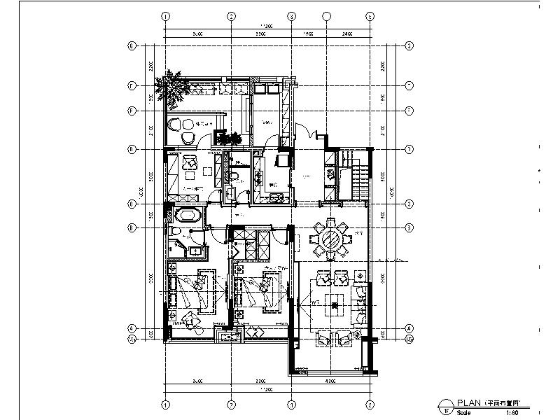 高端独栋别墅装修设计施工图（含实景图）