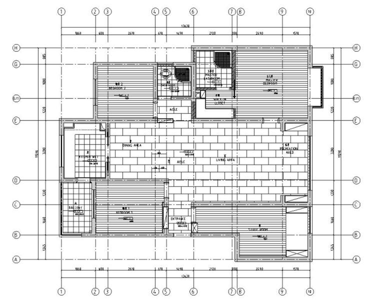 四室两厅住宅装修施工图+效果图