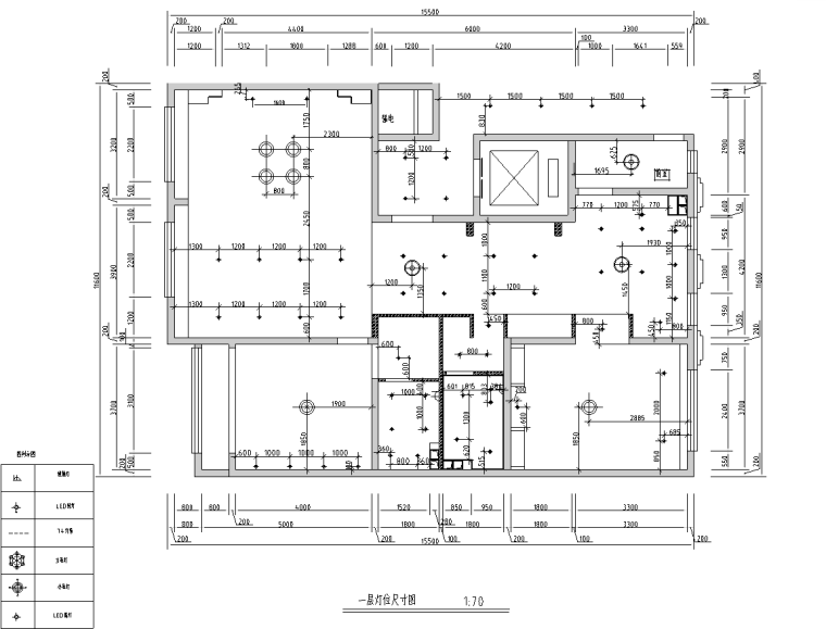 230㎡新中式复式施工图_附效果图