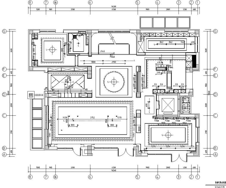 750m²中式合院别墅施工图