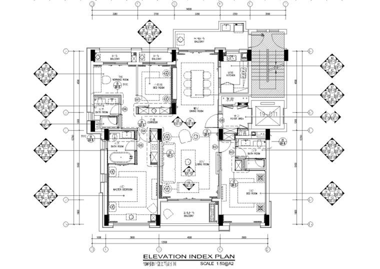 130平样板房施工图