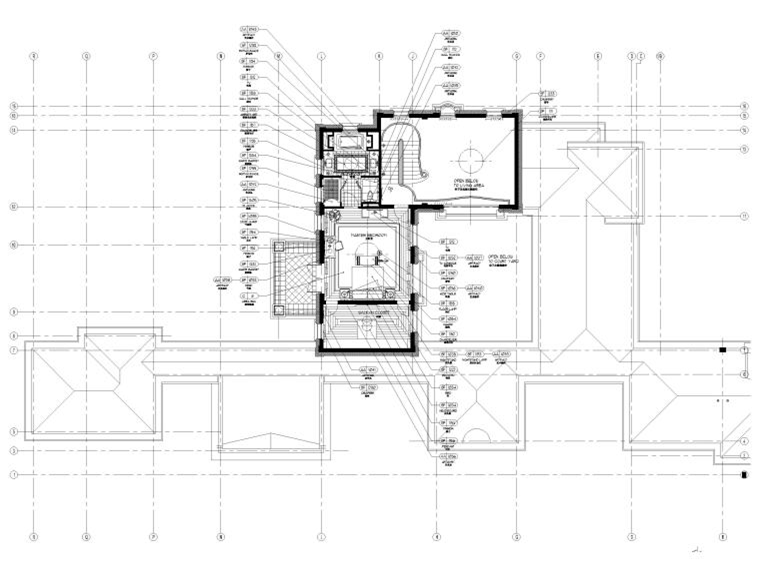 531㎡欧式二层别墅装修设计施工图