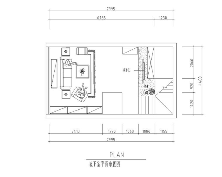 現(xiàn)代風(fēng)復(fù)式住宅裝修施工圖設(shè)計(jì)