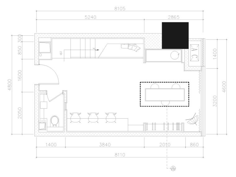 70㎡复式LOFT公寓样板房装修施工图