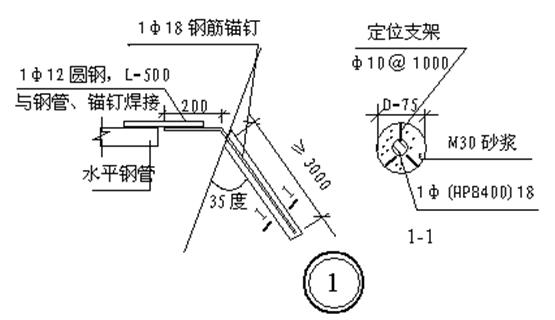 边坡锚杆支护挡土墙加固施工方案