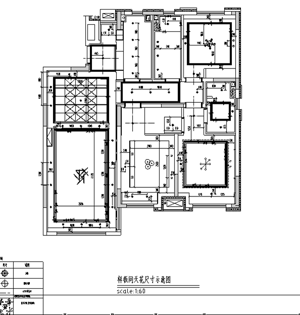 古典英伦风样板房设计施工图