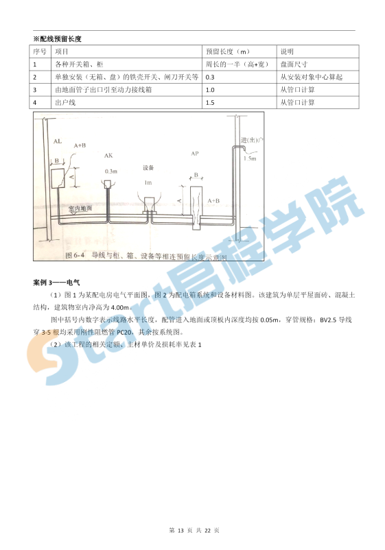 2019年二造《安裝計量》習(xí)題訓(xùn)練（案例題）