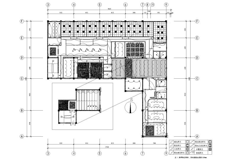 [江苏]昆山英语培训中心全套施工图_效果图