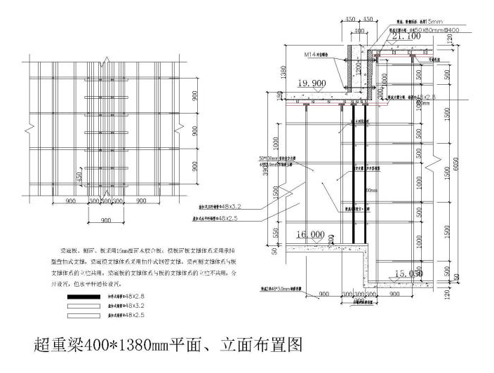 多功能教學(xué)綜合體高大模板施工方案