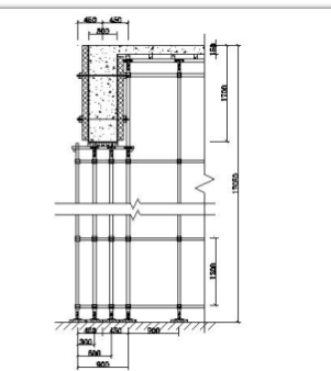 酒店高大模板輪扣式安全施工方案