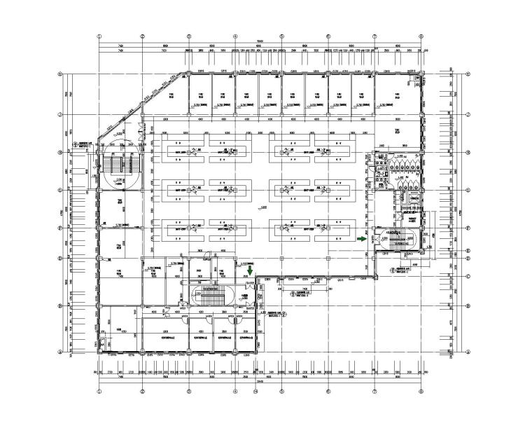 停车场及农贸市场建筑专业图