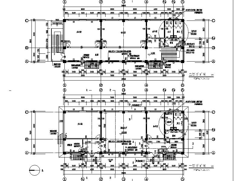 工業(yè)生產(chǎn)服務(wù)中心建筑改造施工圖