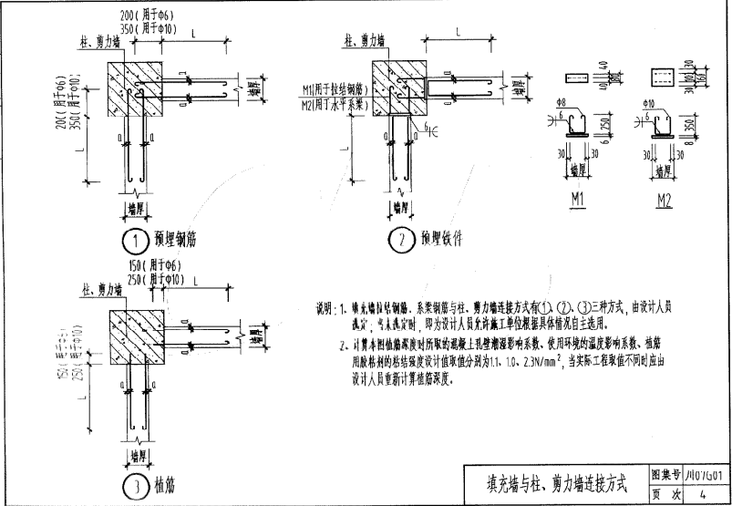 川07G01 轻质填充墙构造图集