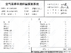 03X502 空气采样早期烟雾探测系统