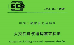 CECS252-2009 火灾后建筑结构鉴定标准
