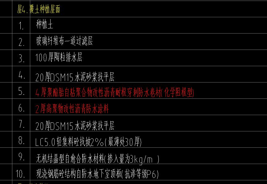 求问，覆土种植屋面的做法怎么套清单项