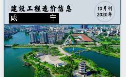 咸宁城区2020年10月份建设工程价格信息