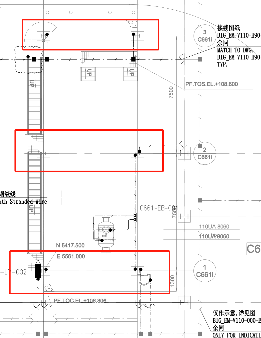 管架基礎(chǔ)按照詳圖的做法,，怎么計(jì)算接地的工程量？