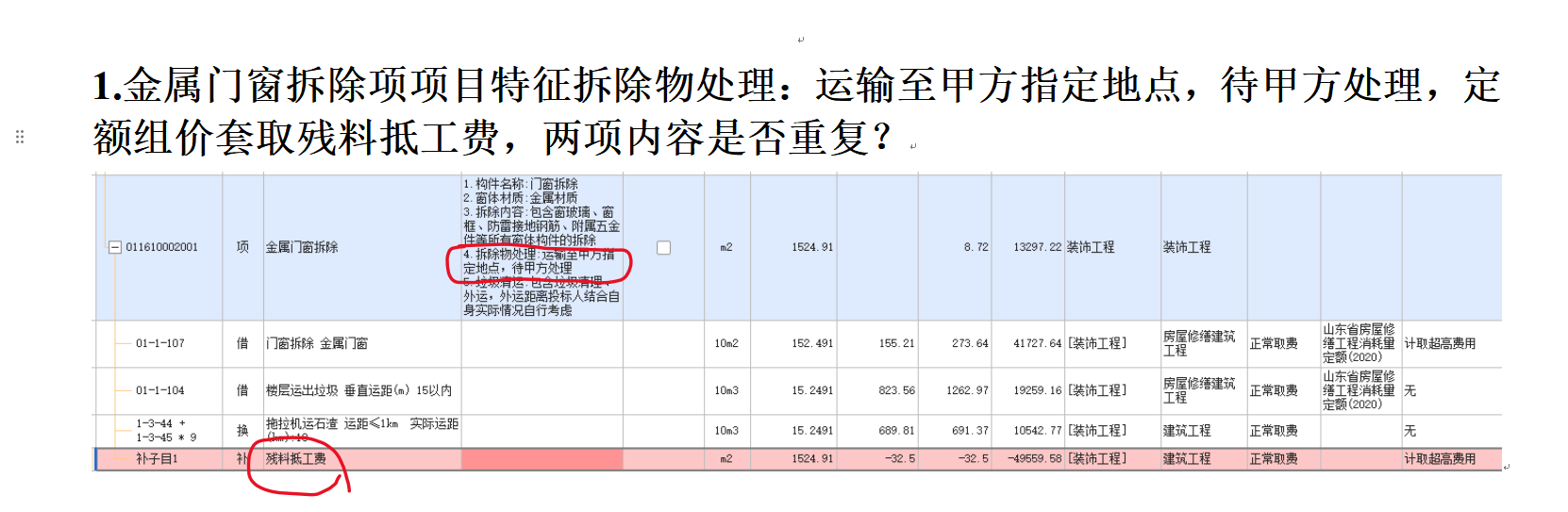 廢物處理抵工問題