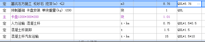 老师我就是想问一下，他这个里面工程量乘的数是什么，根据什么写的这个数，我不太明白，而且他这里面套的定额在图纸里面也没有