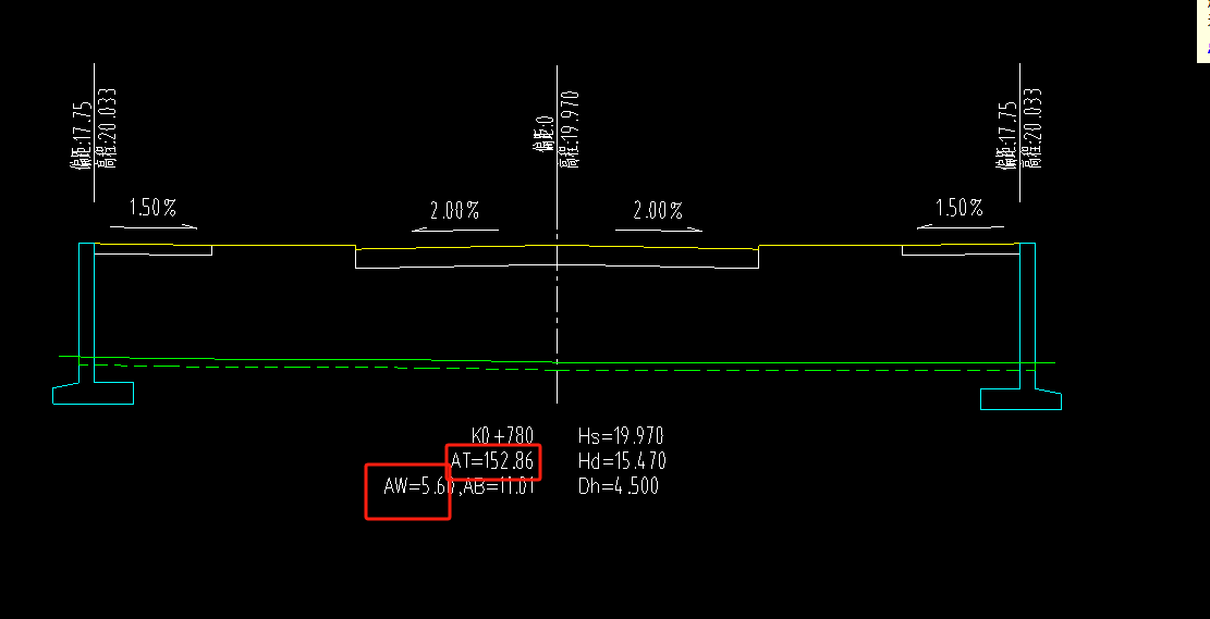 道路橫斷面設計圖中怎么會有挖方呢,，請問回填方及挖方的范圍在哪