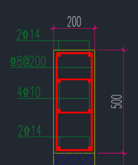 這個按圈梁畫了,，鋼筋怎么輸入
