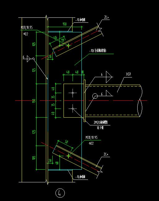 這個6m處的系桿要怎么布置