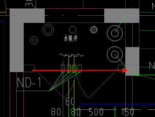 水暖井中埋地管道的保溫,，圖紙中說(shuō)的是前室埋地是10mm，水暖井中的埋地不應(yīng)該按前室埋地算吧,？