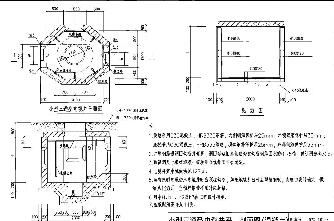 三通井混凝土,，鋼筋量怎么算