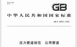 GBT 38942-2020 压力管道规范 公用管道