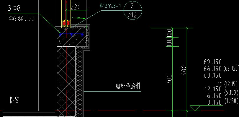 窗上有了过梁，在节点里面在窗顶有挑檐还需要绘制吗？